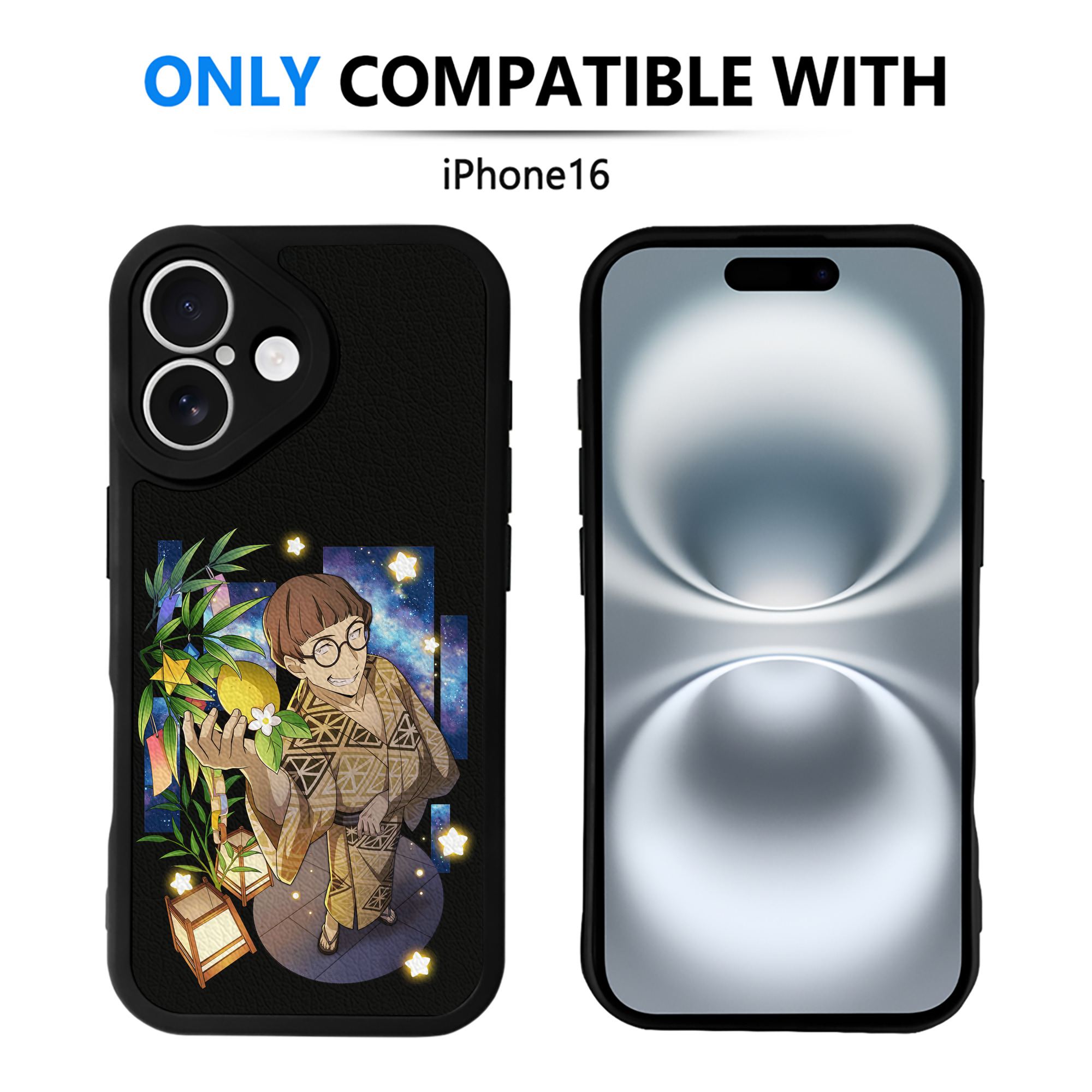 （画像用） 文豪ストレイドッグス Bungo Stray Dogs 【iPhone 16シリーズ対応】シリコンスマホケース（レザー調） 材質：シリコン